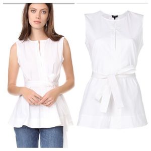 Theory sleeveless top SZ S
